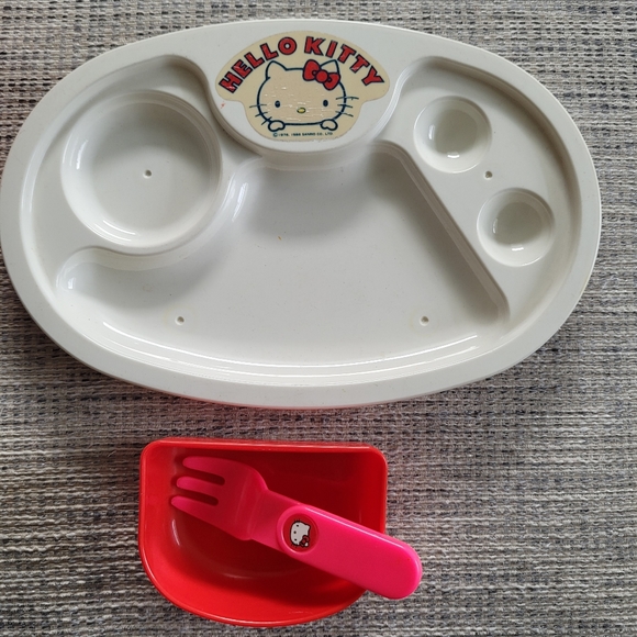 Retro Hello Kitty Kitchen Play Set Sanrio Doll House Vintage Rare 90s Japan - Picture 7 of 12